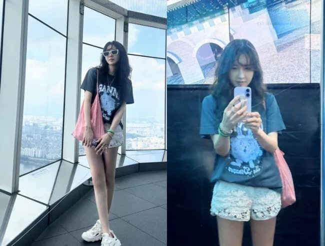47세 이지아, 이러니 숏팬츠 입고 싶지..어마어마한 다리 길이에 깜짝