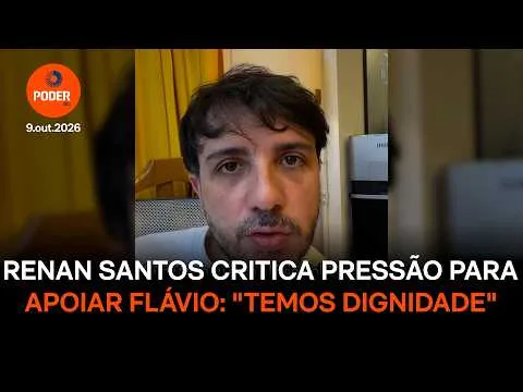 Renan critica pressão para apoiar Flávio: “Temos dignidade”