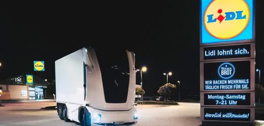 Hessen: Lidl setzt ersten fahrerlosen Lkw auf deutschen Straßen ein