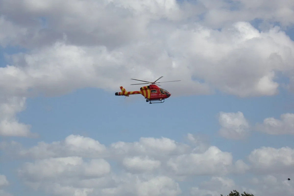 Girl, 2, airlifted to hospital after being struck by e-bike