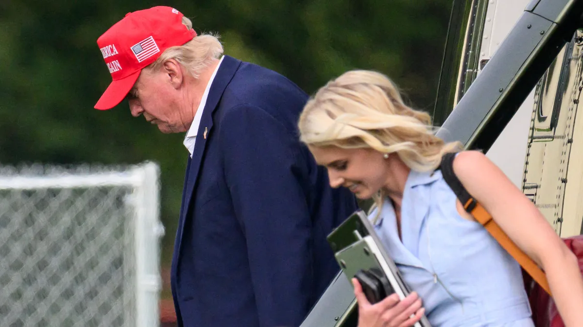 Trump’s Blonde Aide, 35, Raises Eyebrows After Golf Weekend