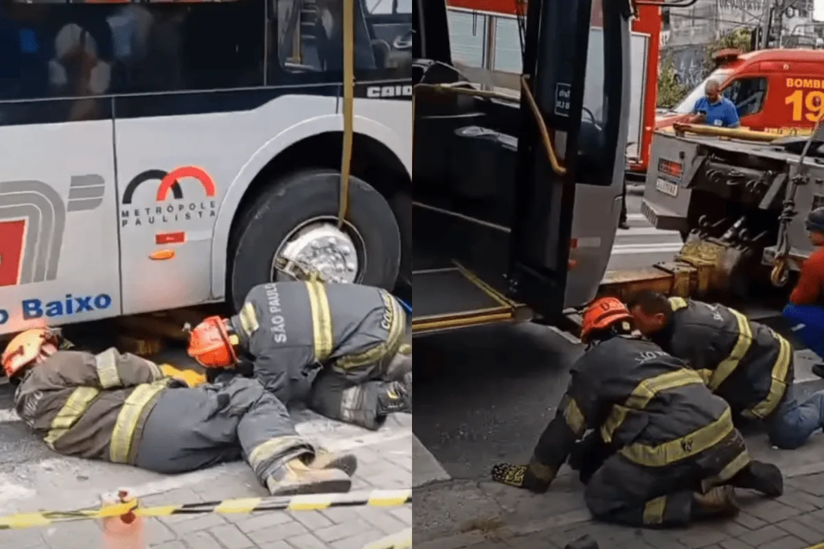 Motociclista morre após acidente com ônibus em frente a terminal