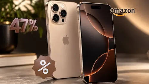iPhone 16 Pro Max de 256 GB con 47% de descuento en Amazon; llévatelo con envío gratis y hasta 15 MSI