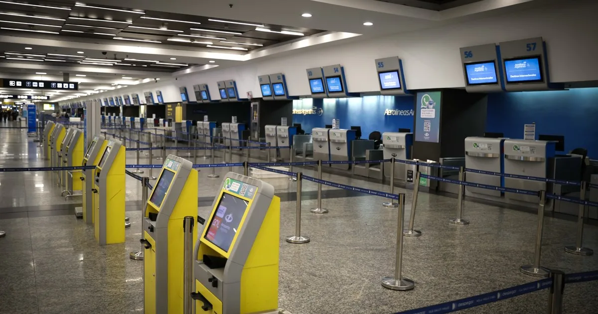 Desalojaron el hall de Aeroparque por un bulto sospechoso
