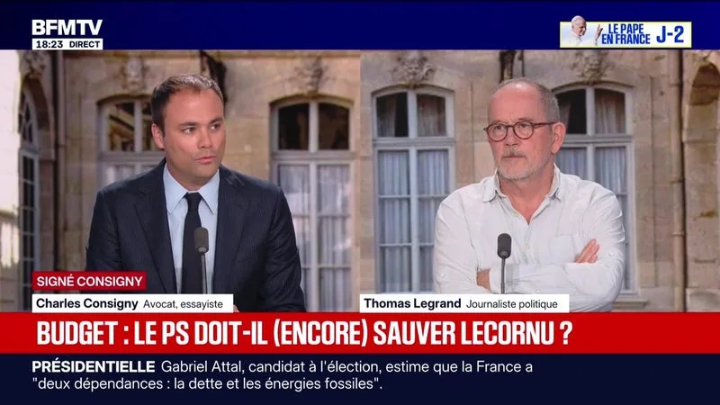 SIGNÉ CONSIGNY - Budget : le PS doit-il (encore) sauver Lecornu ? - 23/09