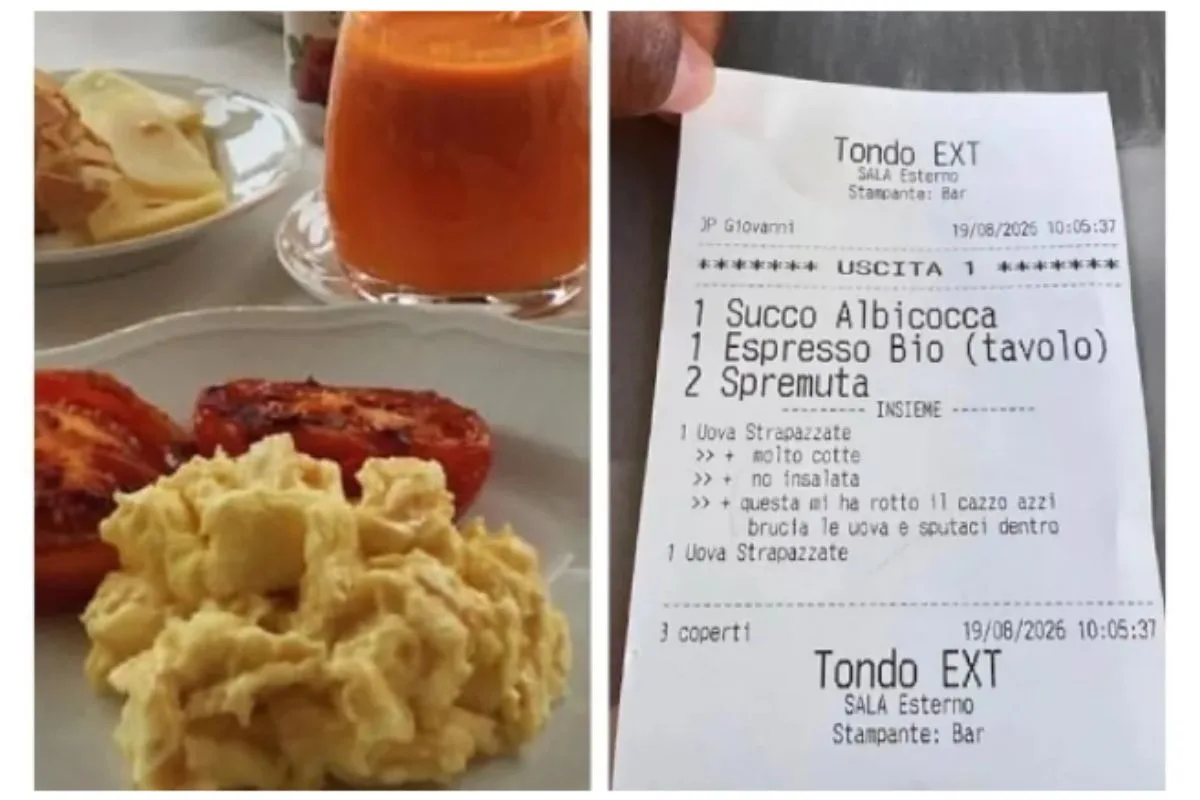 Turista brasileira recebe conta com ameaça em restaurante italiano