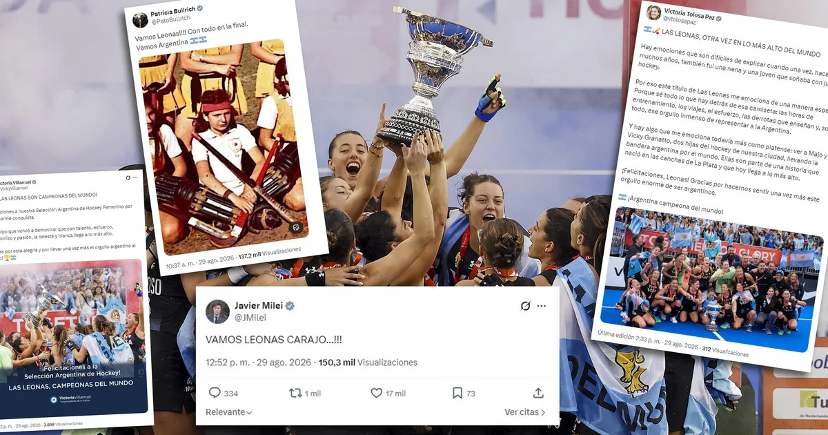 El exabrupto de Milei, la diputada que fue "una nena" del hockey y la foto vintage de Patricia Bullrich por Las Leonas campeonas del mundo