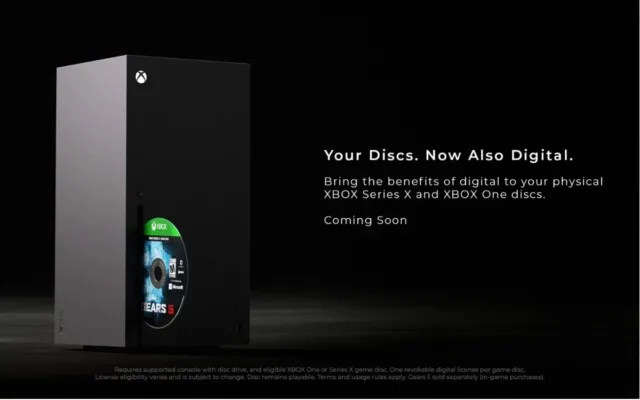 Xbox vai transformar seus jogos em disco em digital; veja como funciona
