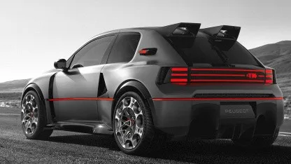 Drei Elektromotoren: Peugeot E-T16 Concept lässt die Rallye-Tradition als E-Auto aufleben