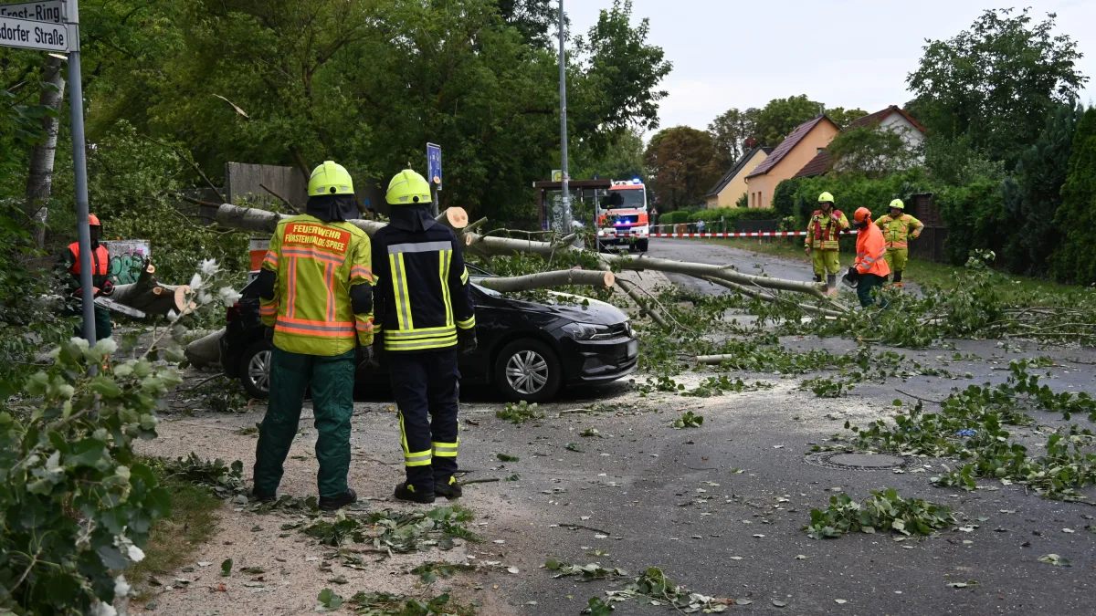 Unwetter über Deutschland: DWD bestätigt Tornado in Brandenburg