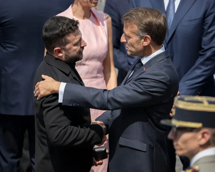 Ukraine war briefing: Macron focuses on delivery of missile interceptors as Russian attacks intensify