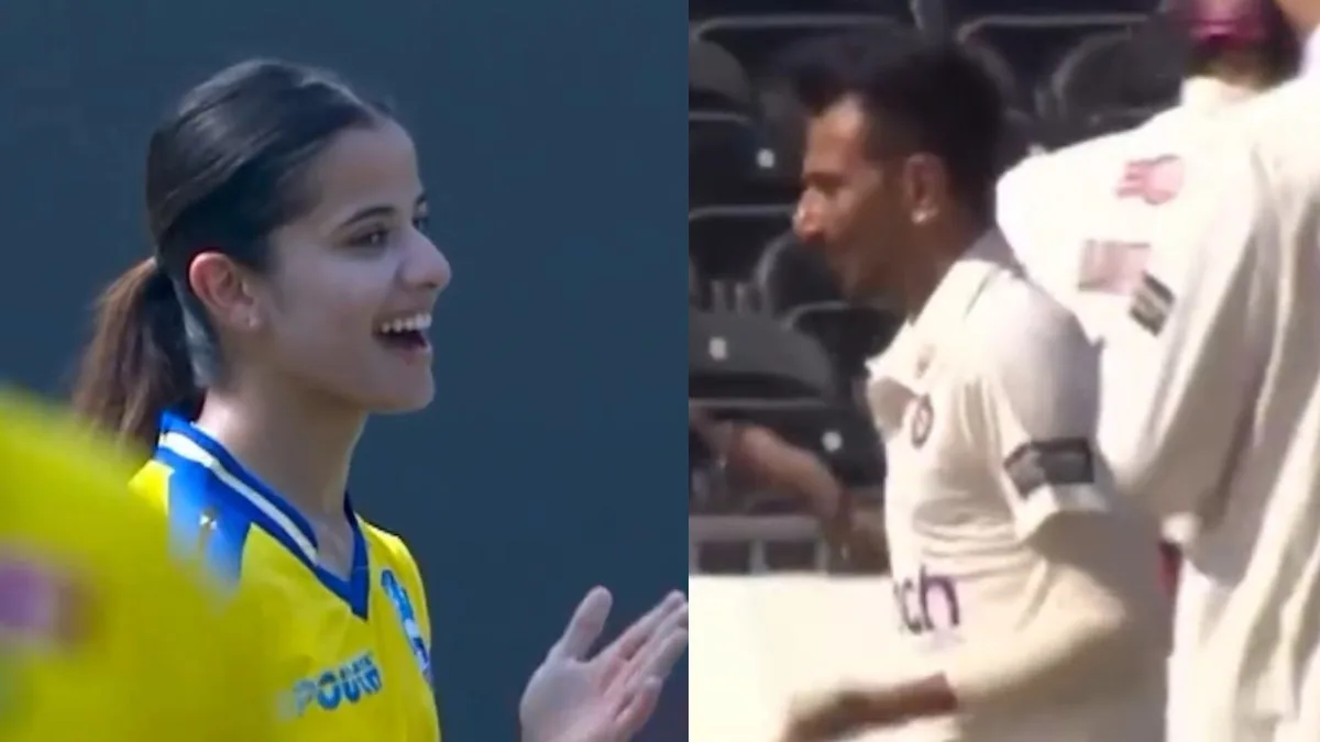 Yuzvendra Chahal joins 6-7 trend, recreates Medhavi Bidhuri's viral celebration