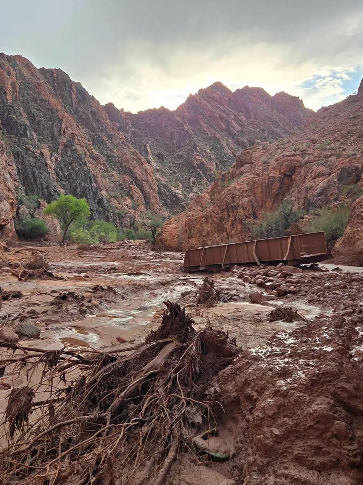 Sorprende a visitantes repentinas inundaciones en el Gran Cañón, que dejan 15 desaparecidos y decenas de evacuados