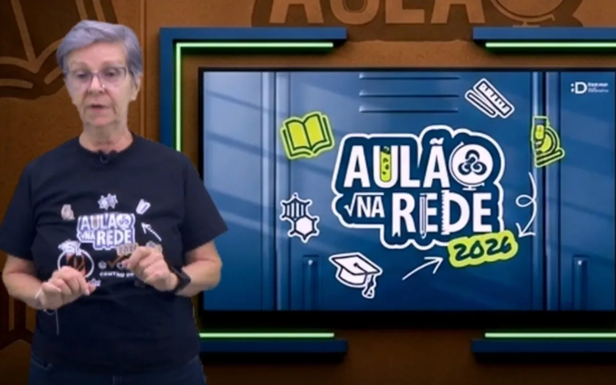 Aulão na Rede 2026: professora de Linguagens tira dúvidas sobre Artes