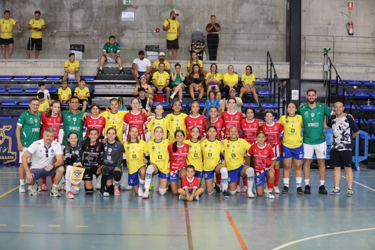 Equipe cearense de futsal de base conquista três títulos em campeonato na Espanha