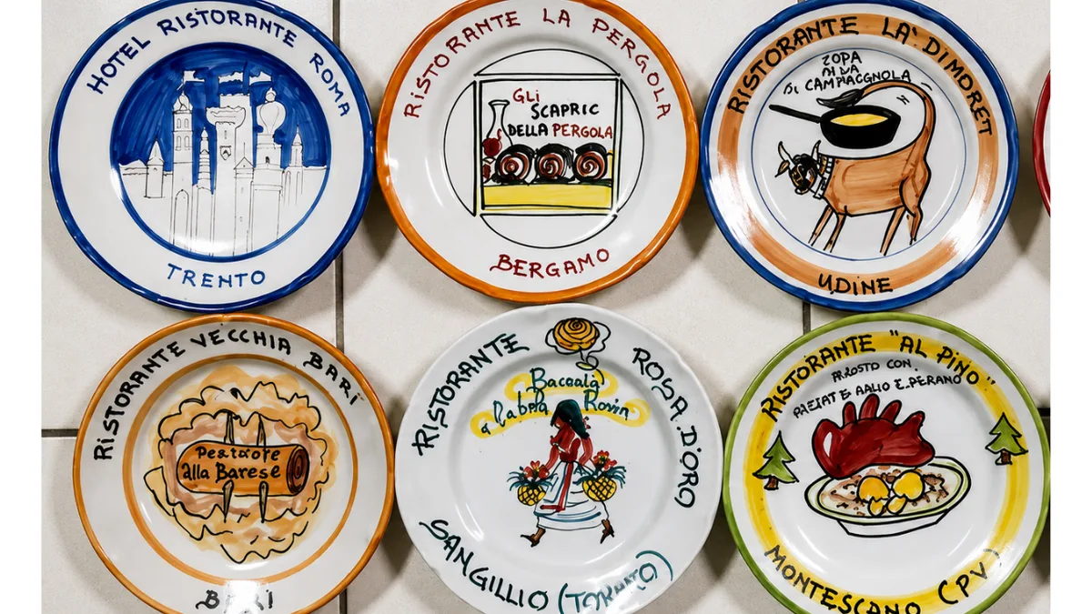 Italy's 60-year tradition lets some diners take restaurant plates home