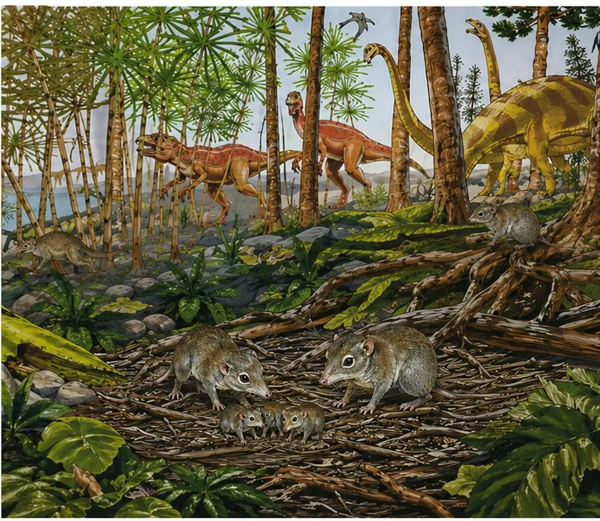Early mammals weren’t all loners, as scientists thought – some already lived in pairs alongside the dinosaurs