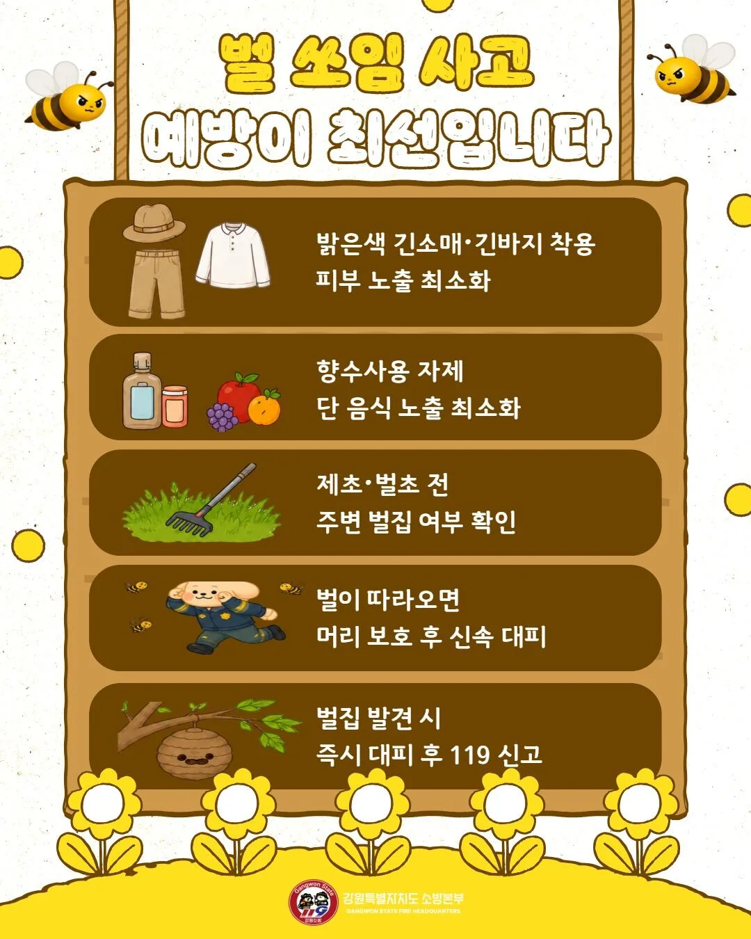 정선서 벌초하던 50대, 벌에 쏘여 숨져
