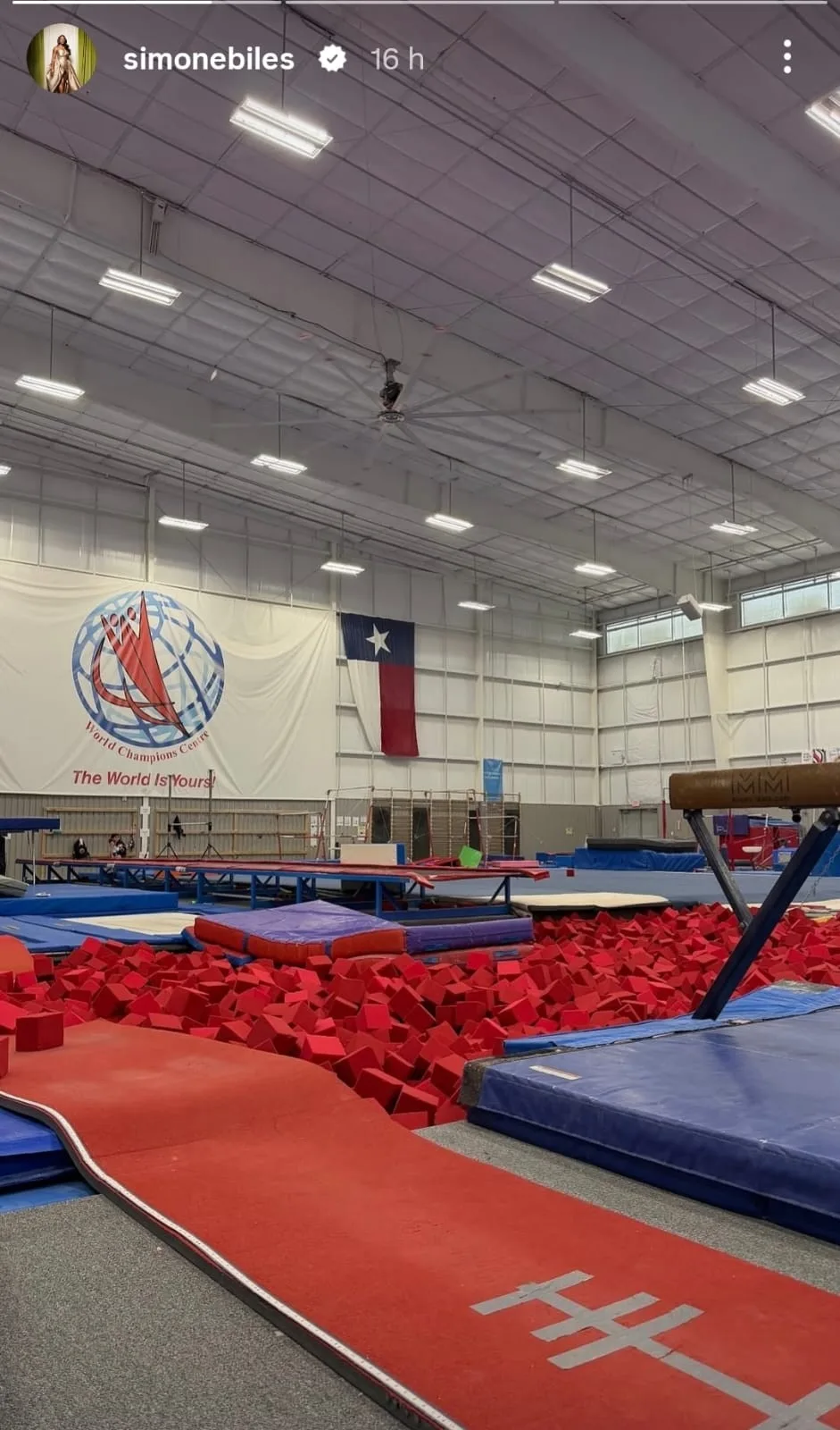 De volta? Simone Biles posta em ginásio e deixa no ar retorno aos treinos