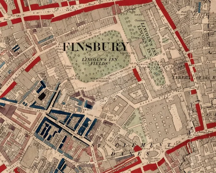 Blue for poor, yellow for posh: the London maps exposing centuries of terrible housing