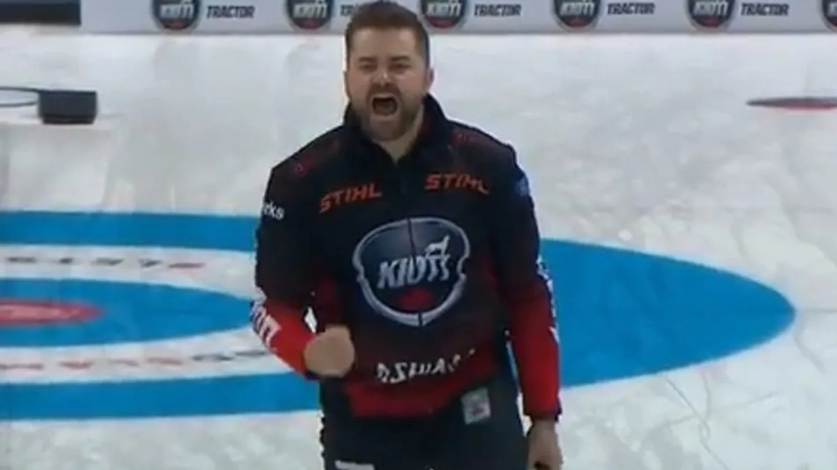 Dunstone makes wicked shot for two and the win against Casper