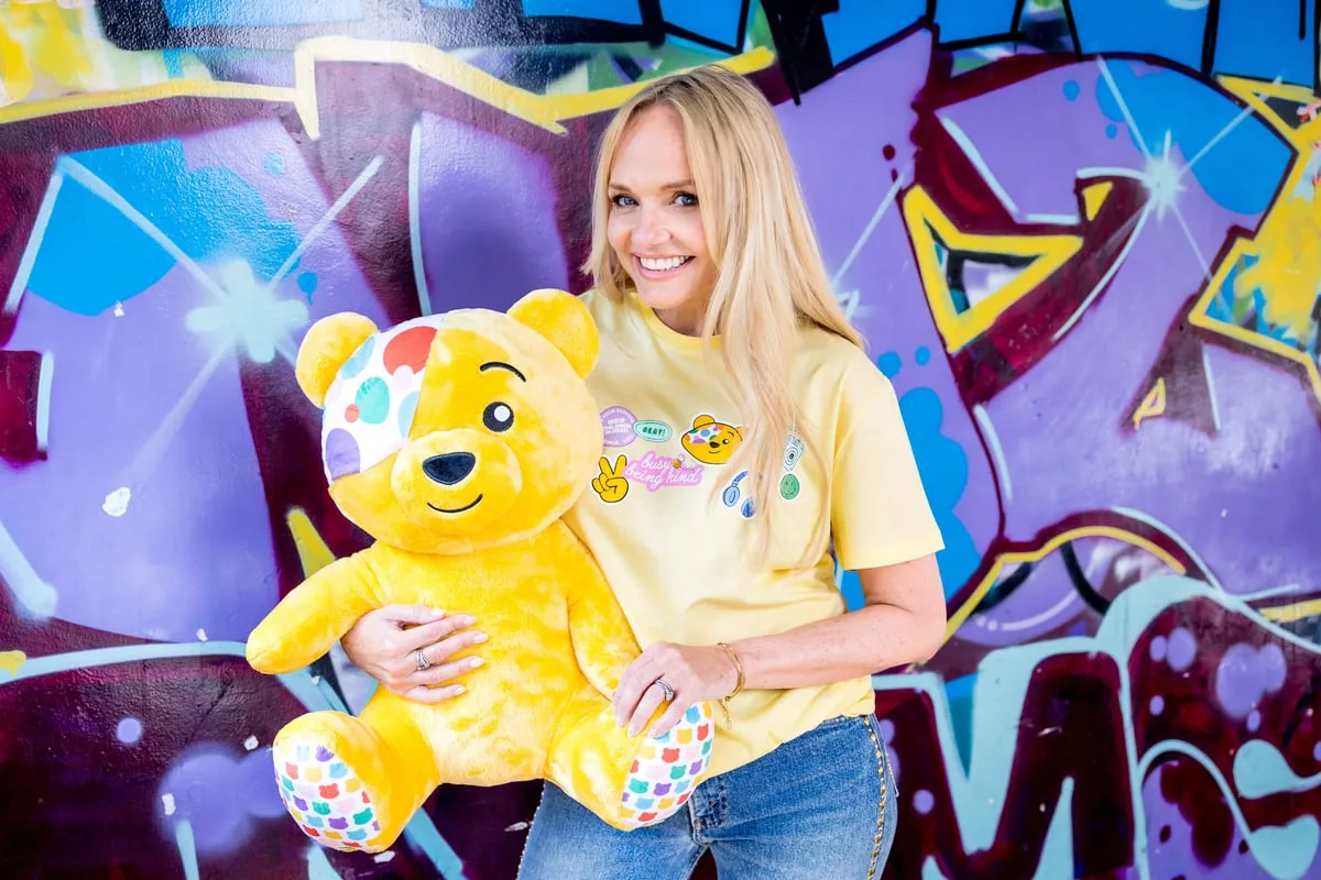Children In Need launches with T-shirt designed by Spice Girl Emma Bunton