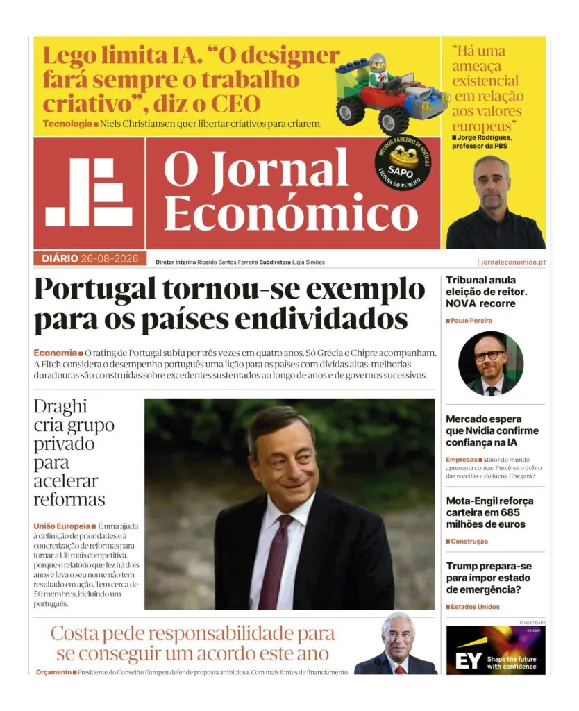 Portugal, Grécia e Chipre destacam-se na redução da dívida pública. Leia aqui o JE Diário