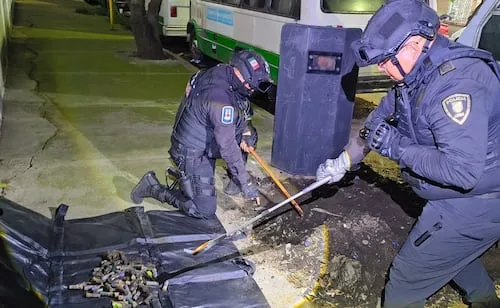 Hallan 85 cartuchos para escopeta en una jardinera de Azcapotzalco; no hubo personas detenidas