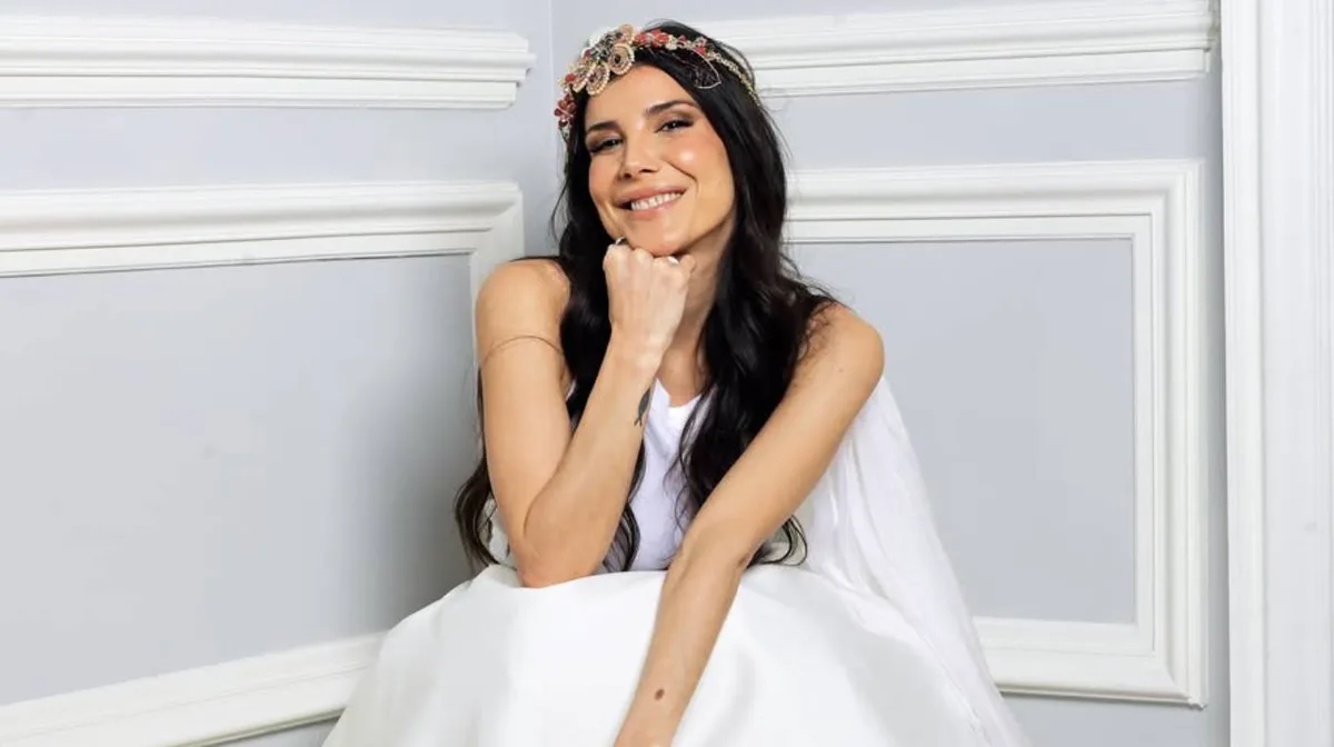 Andrea Rincón se mostró con el vestido de novia y fue tajante: “Prometí no hacer el amor hasta casarme”