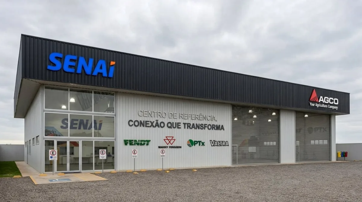 AGCO e Senai abrem centro para capacitar profissionais de máquinas agrícolas