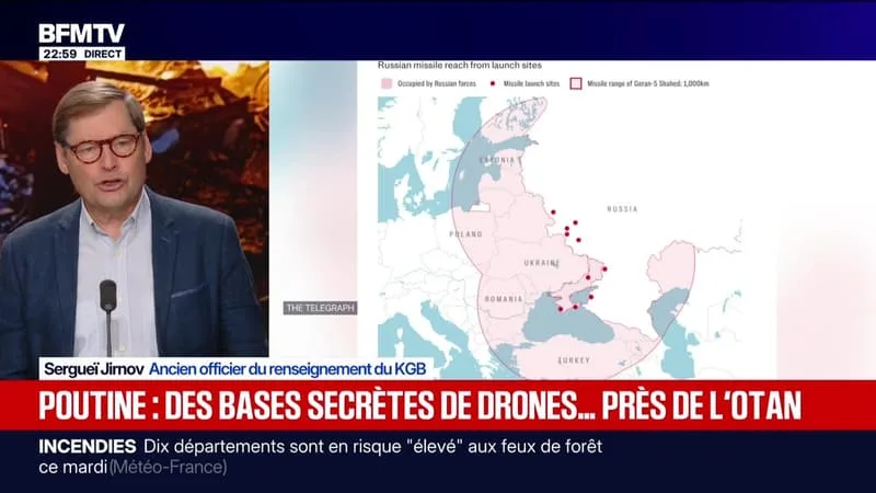 Poutine : des bases secrètes de drones... près de l'OTAN - 17/08