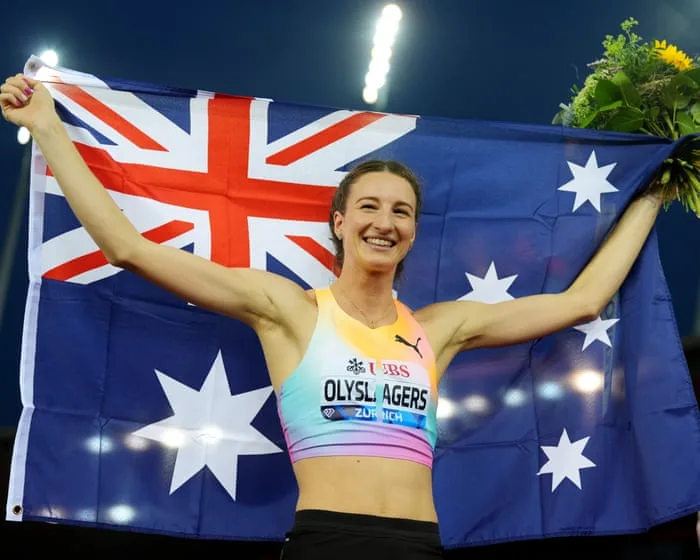 Australia’s Nicola Olyslagers soars back to form on spectacular Diamond League night