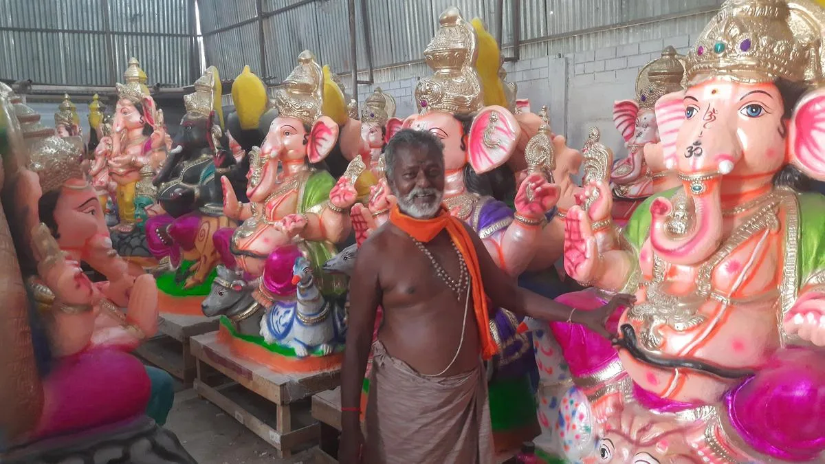 Idols made with eco-friendly materials gain ground ahead of Vinayaka Chaturthi festival
