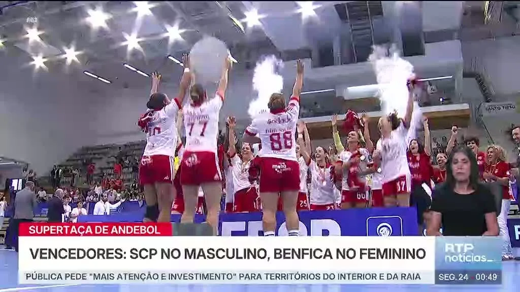Supertaça de Andebol. Sporting vence no masculino, Benfica triunfa no feminino