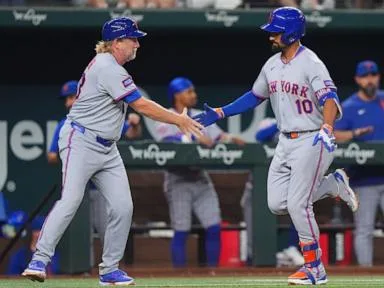 Semien hits tiebreaking HR against old team and Baty adds pinch-hit slam as Mets beat Rangers 7-2