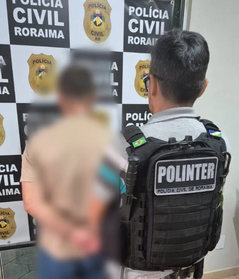 Homem é preso no Cantá para cumprir pena de 22 anos por estupro de vulnerável