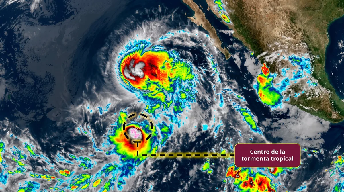 Depresión Diez-E se intensifica a la tormenta tropical Julio, mientras onda tropical 31 provocará lluvias fuertes en 13 estados