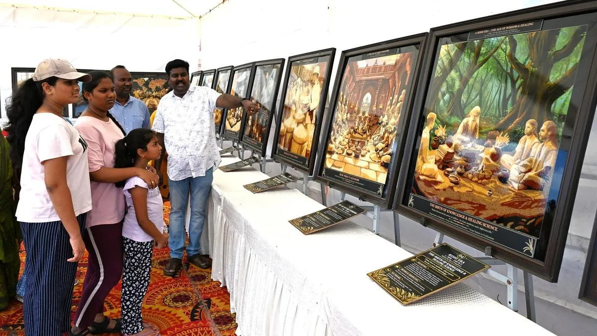 Millet art exhibition marks World Food Day