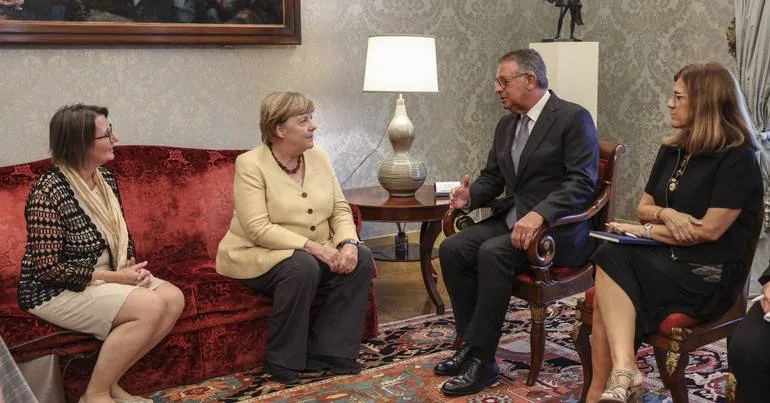 António José Seguro recebe Merkel em Belém