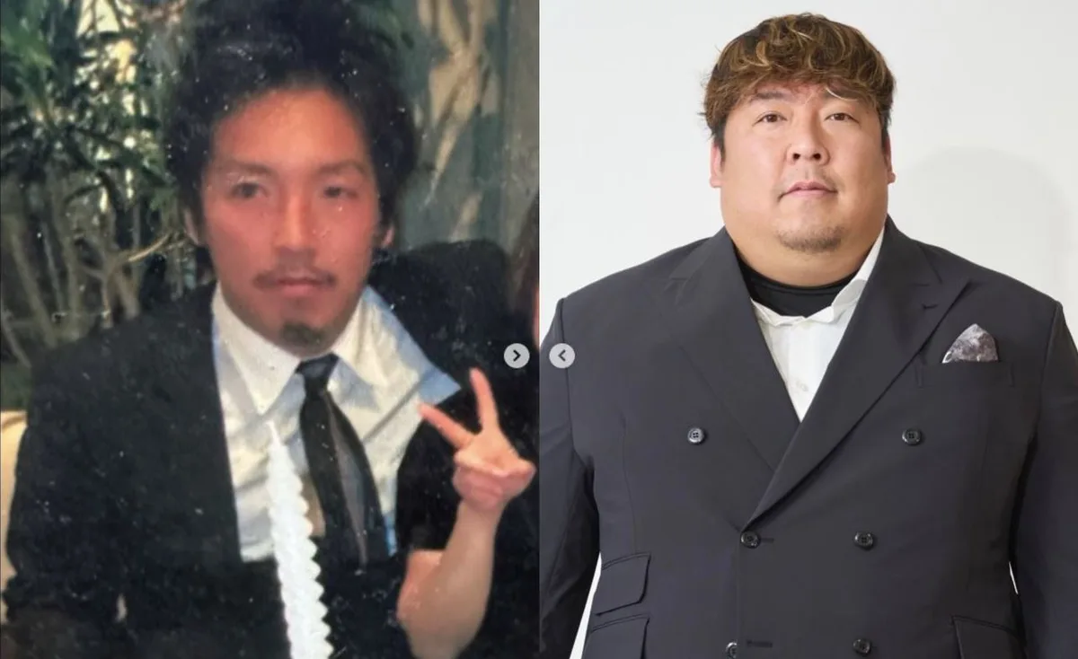 “다른 사람 아니냐”…‘150㎏’ 日 격투기 선수, 20년 전 ‘훈남’ 시절 사진 공개