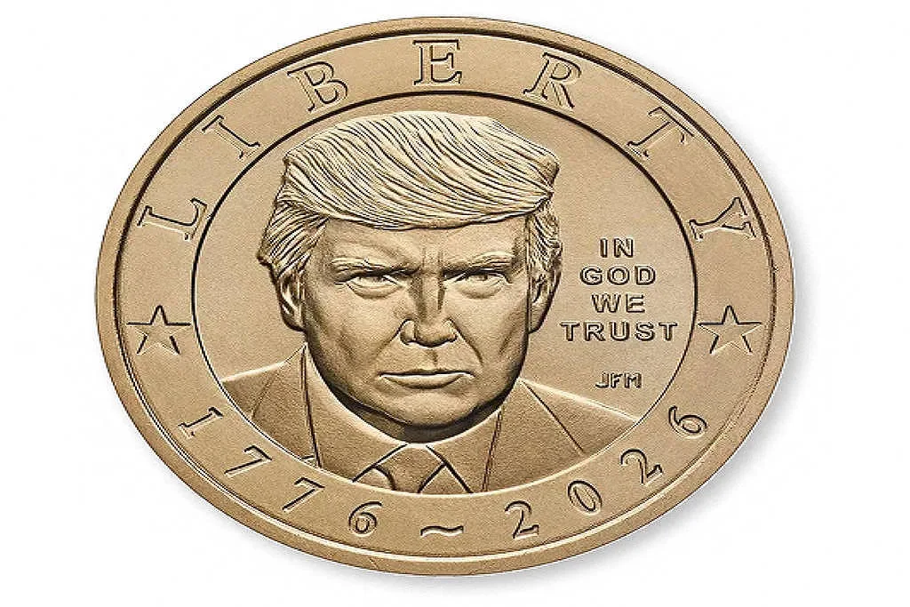 Tesouro dos EUA emite moeda de US$ 1 com rosto de Trump; veja