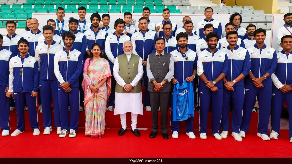 VVS Laxman's Heartfelt Post For PM Modi After Asian Games Felicitation Ceremony