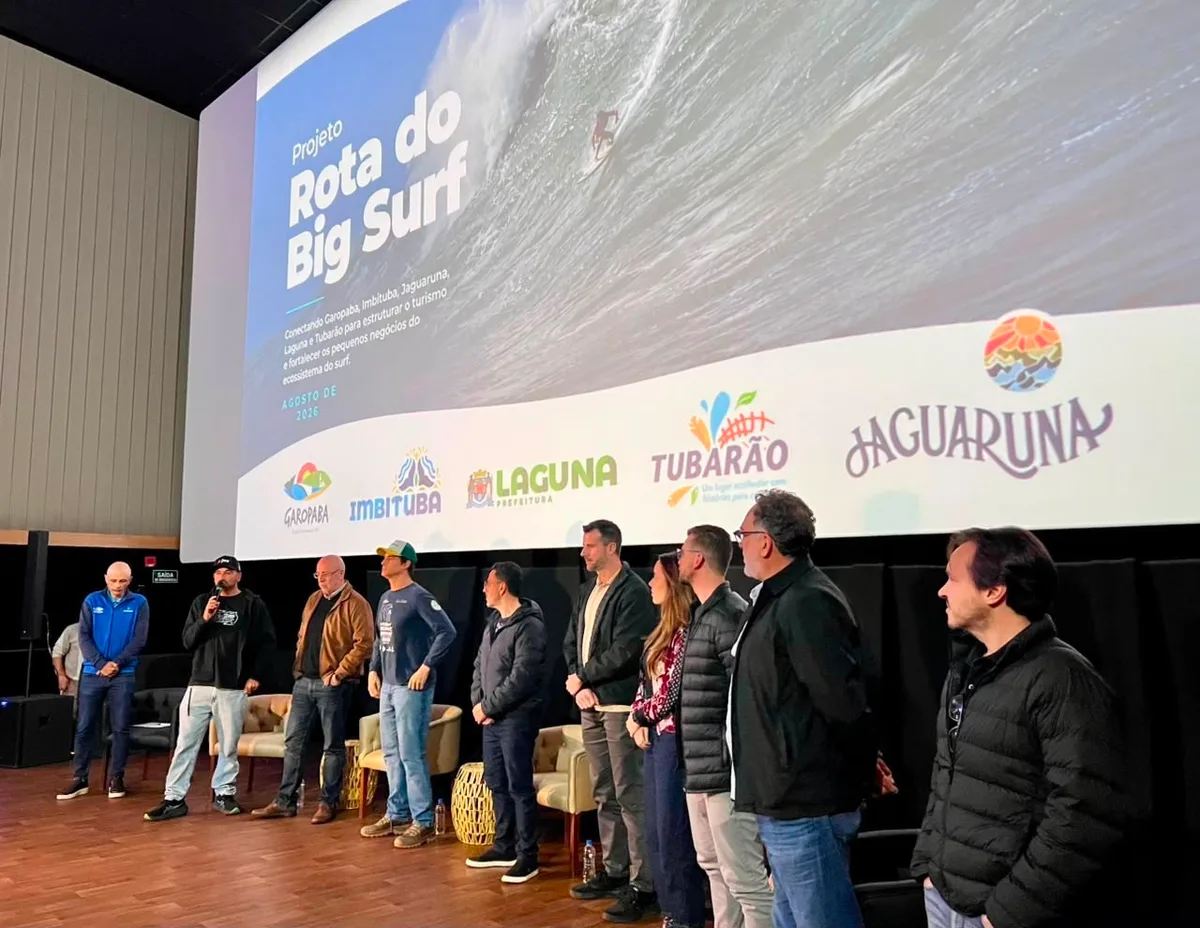 Rota do Big Surf é lançada no Sul de Santa Catarina