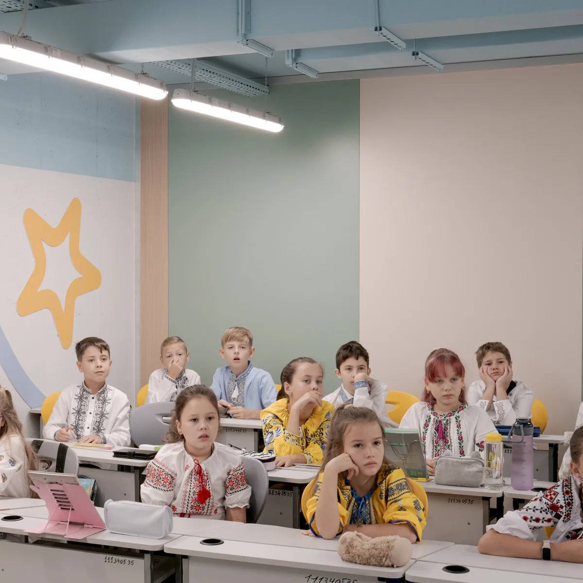 These Ukrainian Children Go to School Underground. They’re the Lucky Ones.
