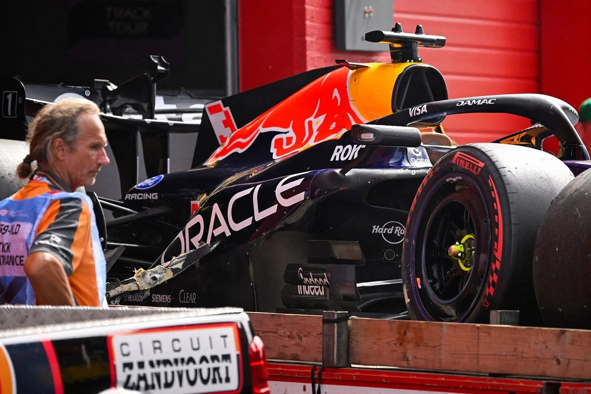 F1: Verstappen explica forte batida na 1ª volta do GP da Holanda