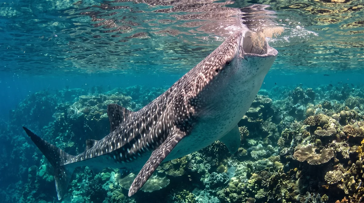 Cómo es la tecnología que estableció Maldivas para vigilar a los tiburones ballena amenazados por el turismo