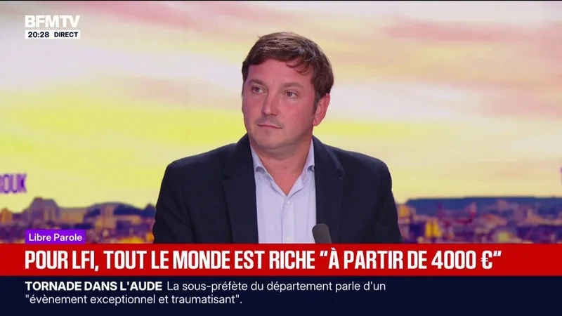 "Il n'y a pas de haine des riches dans ce pays", estime Aurélien Taché, député LFI