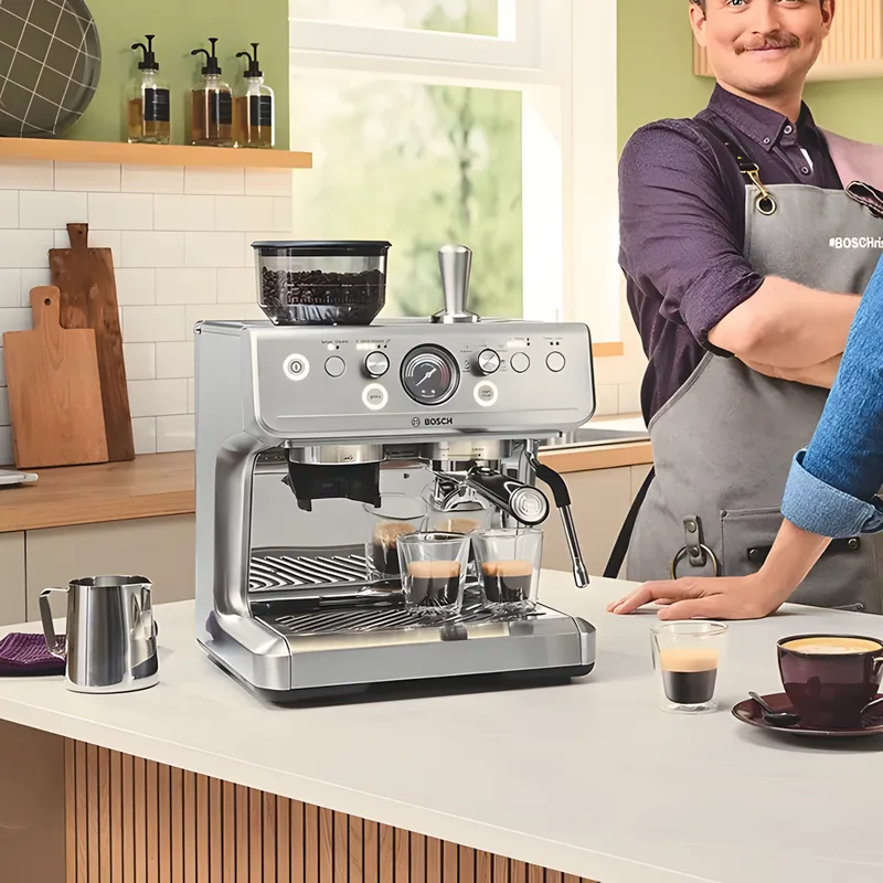 Actualité : Bosch HomeCafé Série 4 : la marque se lance sur le marché des machines à café à percolateur