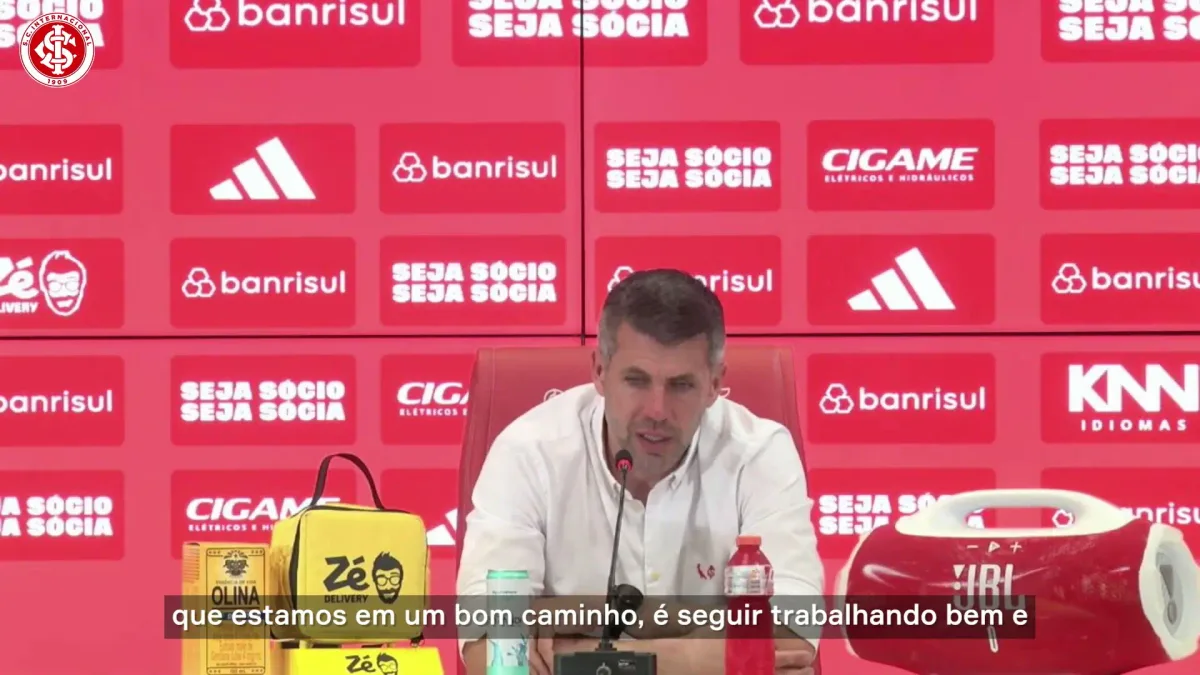 Pezzolano lamenta empate e cobra eficácia do Inter: “O rival não fez nada para empatar”