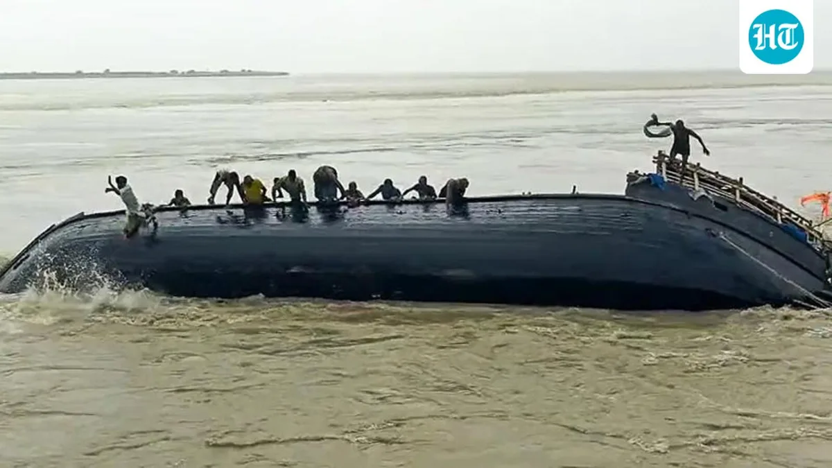 Two missing, 19 rescued after boat capsizes in Ganga in Bihar’s Bhagalpur